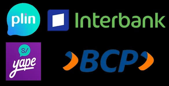 Métodos de pago habilitados en Perú: Plin, Yape, Interbank y BCP